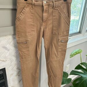 Banana Republic Tan High-Rise Skinny Pants